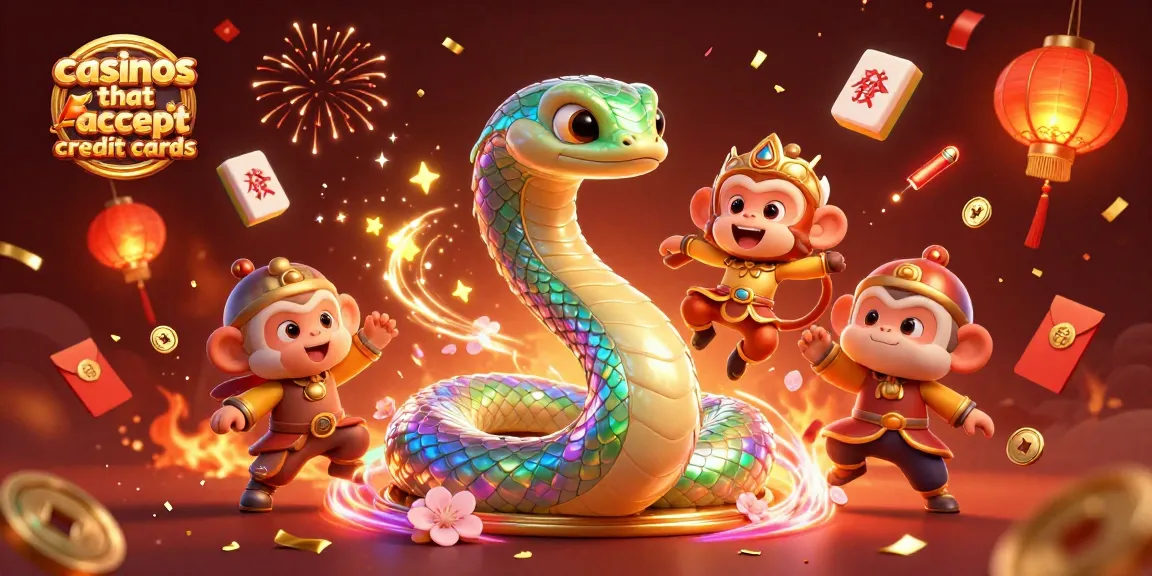 Engage in vibrant gaming with casinos that accept credit cards, featuring dynamic characters and exciting elements.