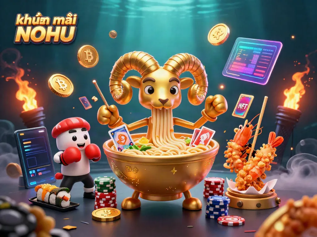 Engage with khuyến mãi NOHU as vibrant 3D characters represent the excitement of casino gaming.