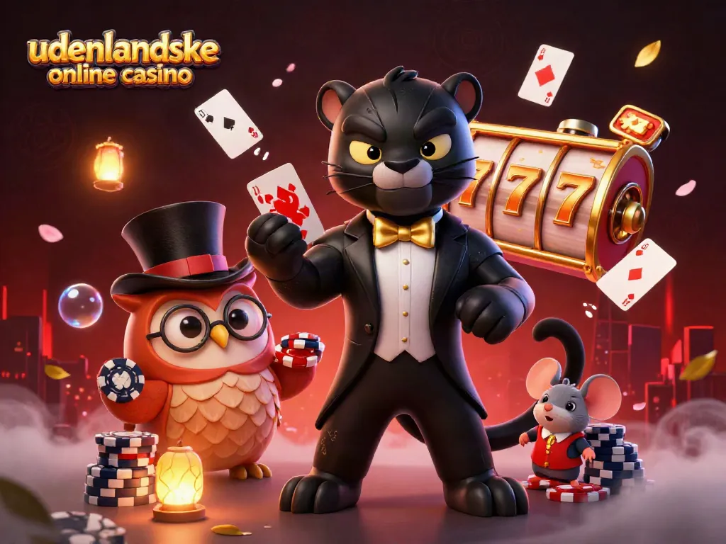 Experience the thrill of udenlandske online casino with stylish characters and dynamic game elements.