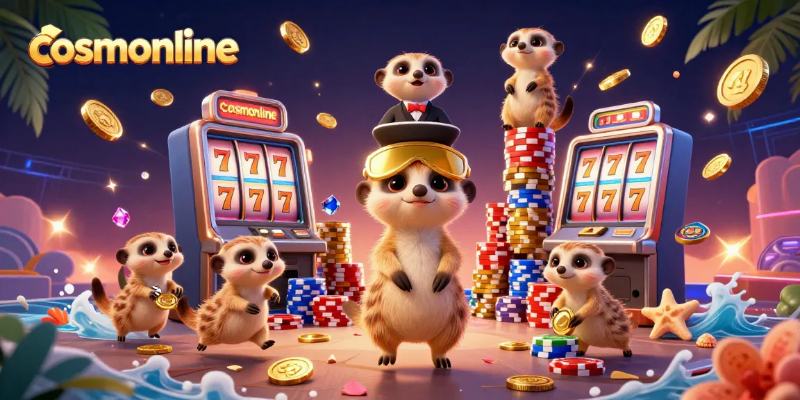Experience the thrill of banking flexibility with cosmonline's vibrant meerkat casino adventure.