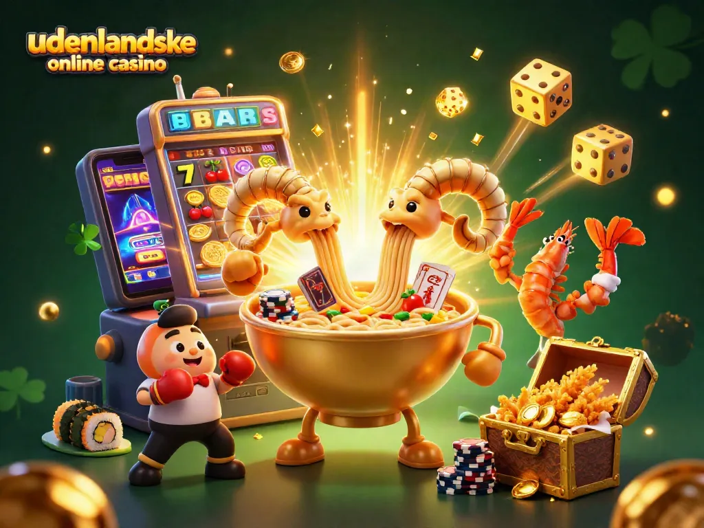 Engage in exhilarating gameplay at udenlandske online casino with dynamic, colorful characters amid jackpot celebrations.