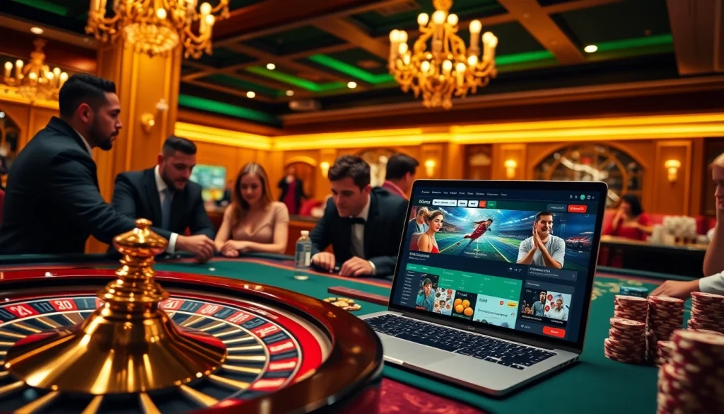 Experience thrilling gambling action with cakhia04.tv during an exciting casino night.