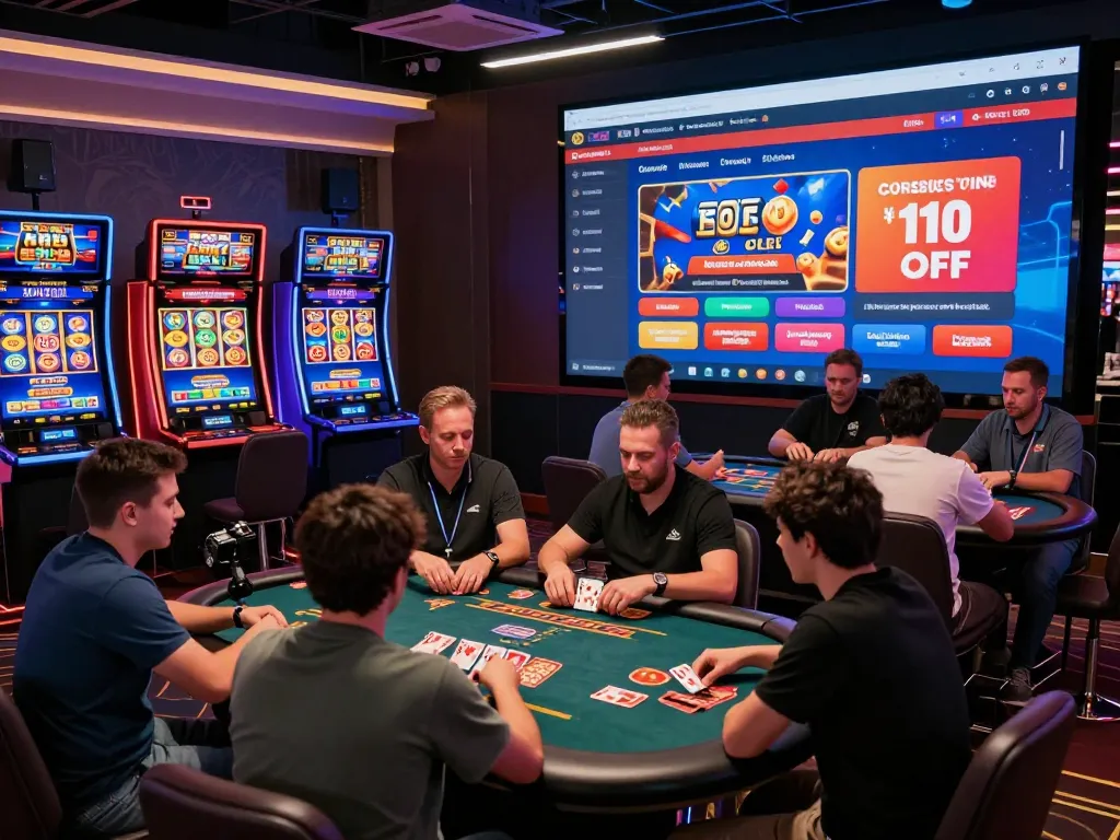 Dynamic online gaming scene featuring Bomwin's vibrant interface and engaging player interactions.