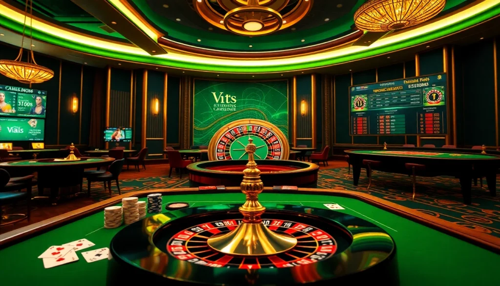 Experience the thrilling online casino environment at S666hn.com, featuring vibrant tables and exciting games.