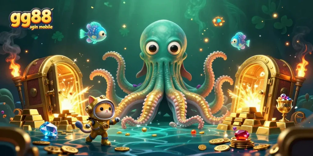 Win big with gg88 login mobile at an exciting casino scene filled with treasure and adventure.